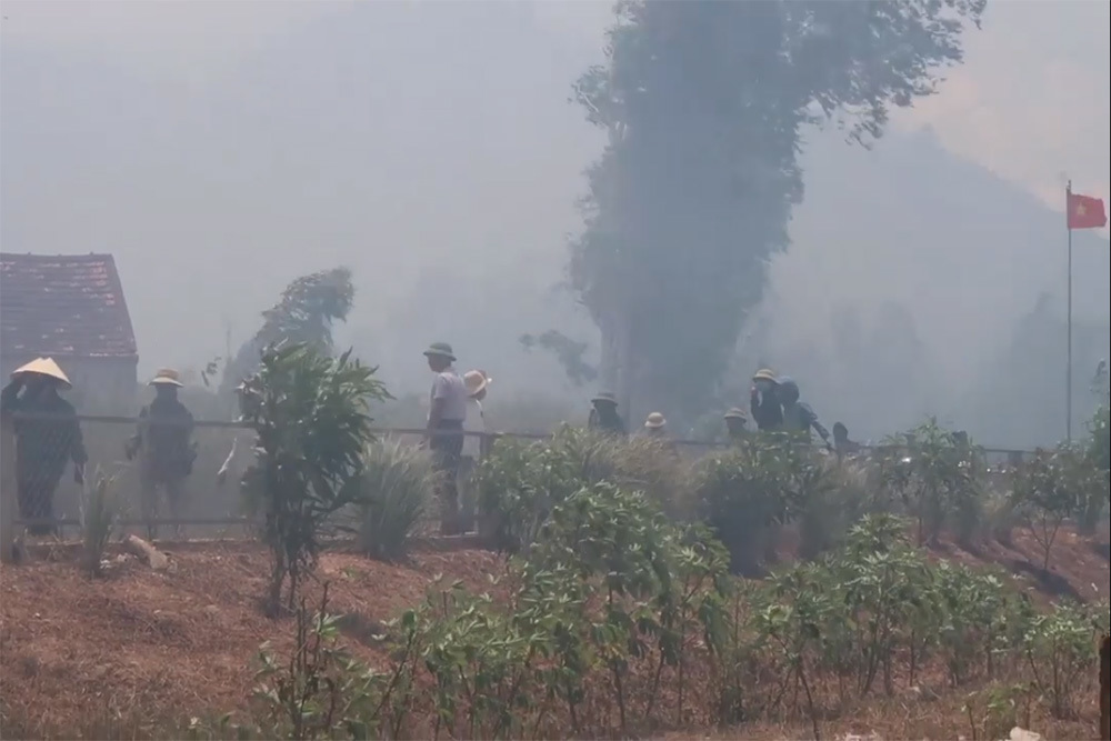 Một phụ nữ ở Nghệ An tử vong khi chữa cháy rừng
