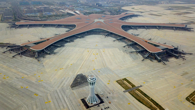 Xem 'hình thù' sân bay lớn nhất thế giới Trung Quốc vừa hoàn thành