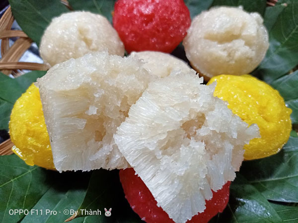 Công thức làm món bánh bò đủ màu sắc