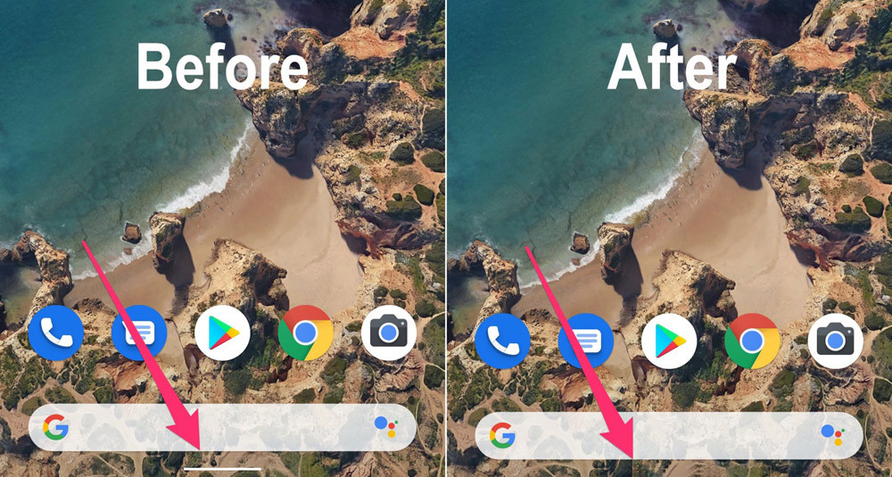 Cách ẩn thanh Home trên Android 10, không cần root máy
