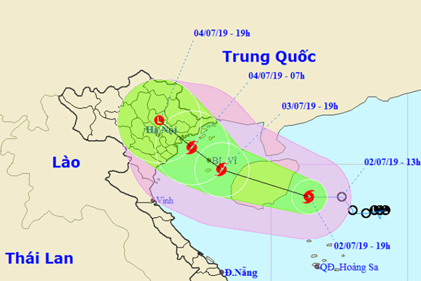 Áp thấp nhiệt đới mạnh thành bão, cách Quảng Ninh-Hải Phòng 500km