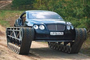 Quá trình biến siêu xe Bentley thành xe tăng