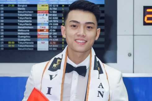 Vietnam's Cong Phat competes for Man Of The World 2019 pageant