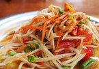 Mixed papaya salad a must-try in An Giang