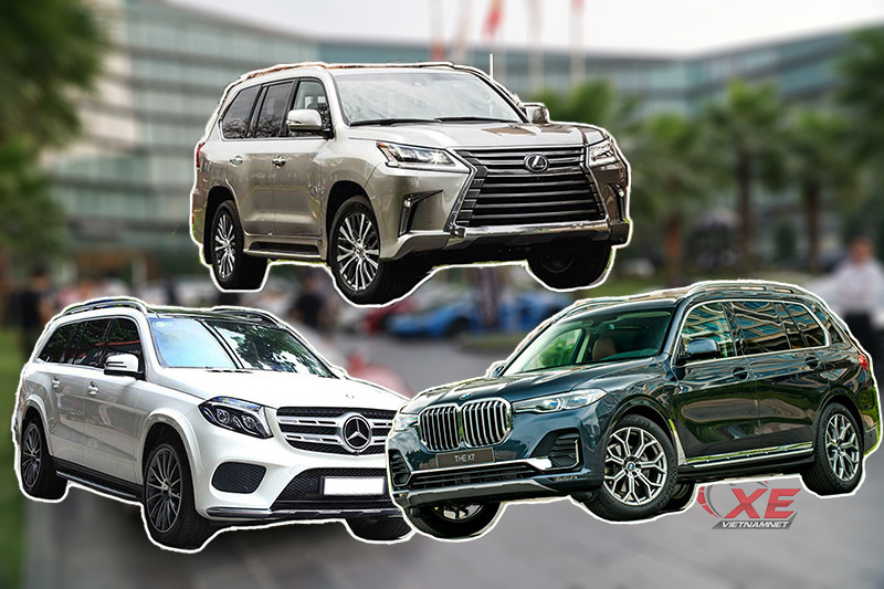 SUV gần 8 tỷ: Chọn BMW X7 hay Lexus LX570, Mercedes-Benz GLS?