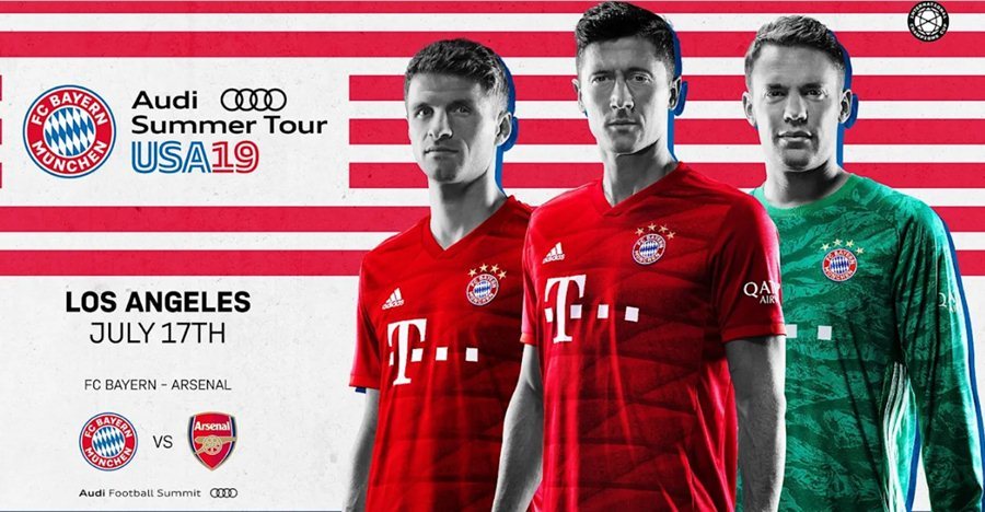 Lịch du đấu Hè 2019 của Bayern Munich