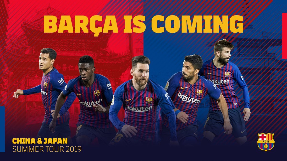 Lịch du đấu Hè 2019 của Barca