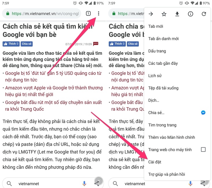 Bạn đang muốn trải nghiệm trình duyệt Chrome tốt hơn trên Android? Tăng giảm cỡ chữ sẽ giúp đôi chút tiện dụng khi bạn muốn nội dung vừa vặn hơn hoặc to hơn.