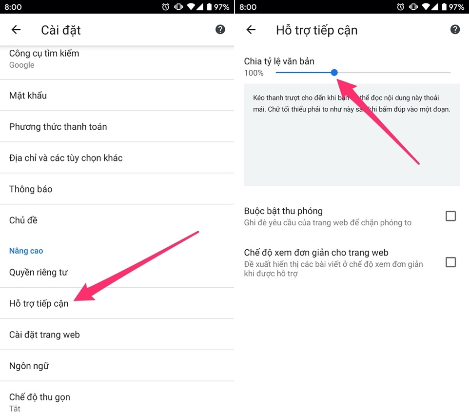 Cách Chỉnh cỡ chữ Google Hiệu quả và đơn giản