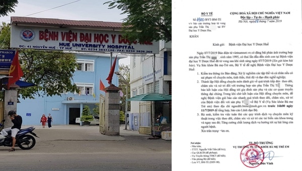 Bộ Y tế chỉ đạo 'khẩn' vụ sản phụ tử vong sau sinh tại Huế