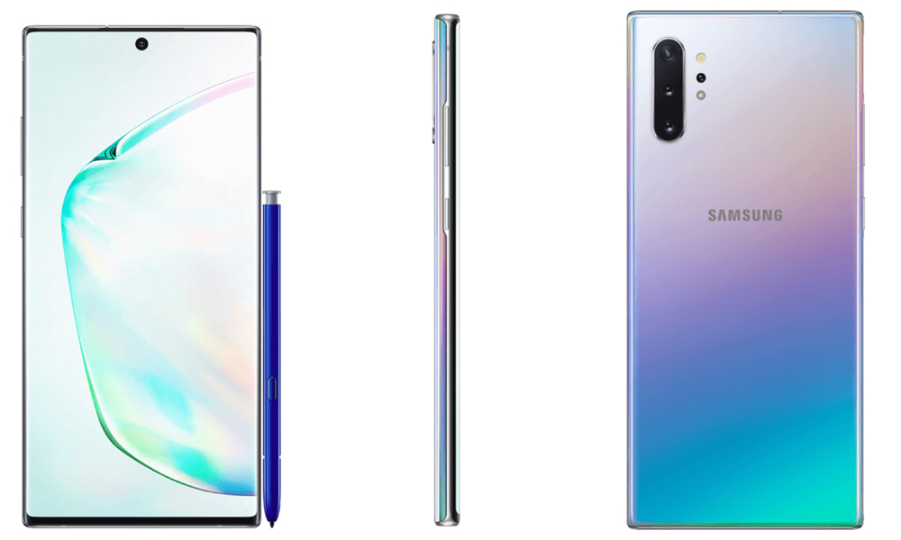 Galaxy Note 10 và Note 10+ rò rỉ hình ảnh chính thức