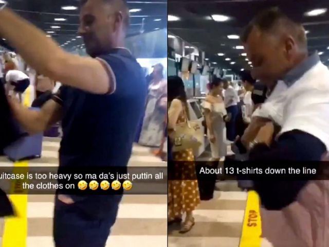 'Né' phí quá cân, hành khách 'nhồi' cùng lúc 15 chiếc áo lên người