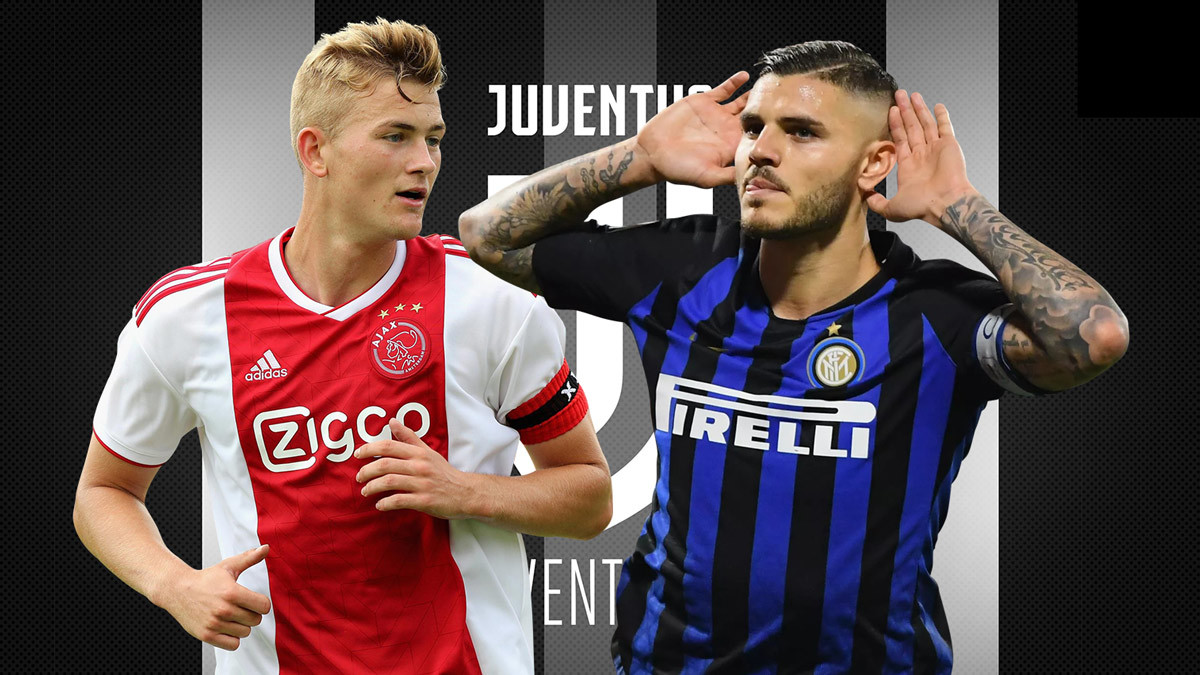 Juventus nổ bom tấn: Juventus công bố De Ligt và Mauro Icardi