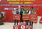 Vietnamese cueist finishes second at Int’l 3-Cushion Billiards Tournament