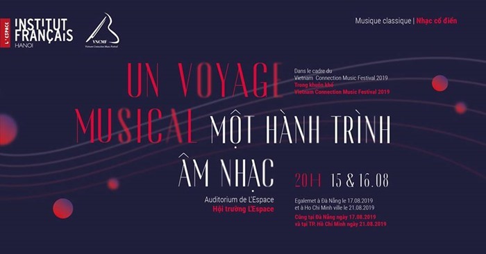 Classical Concert “A Journey of Music” to come to Hanoi next month