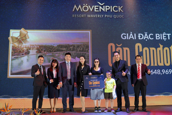 Giải thưởng căn Condotel hơn 3 tỷ đồng tại Movenpick Resort Waverly Phú Quốc đã có chủ