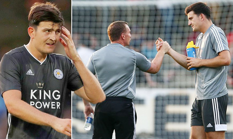 Khiêu khích MU, Leicester hét giá Maguire 90 triệu bảng