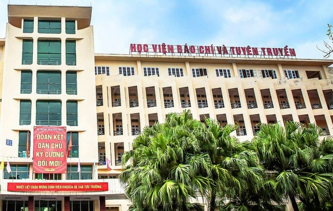 HV Báo chí và Tuyên truyền công bố điểm trúng tuyển học bạ