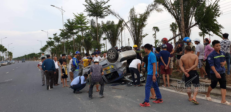 Gây ra 2 vụ tai nạn trên đường ở Hà Nội, tài xế vọt ga bỏ chạy