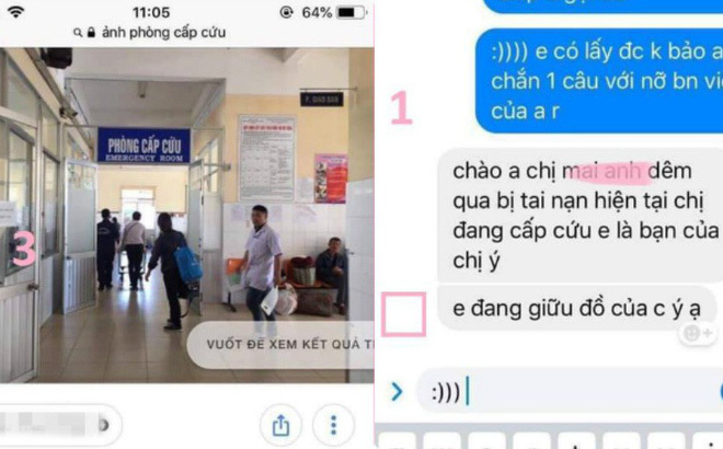 Bom hàng lại giả vờ bị tai nạn phải cấp cứu, khách tẽn tò vì chủ shop quá cao tay