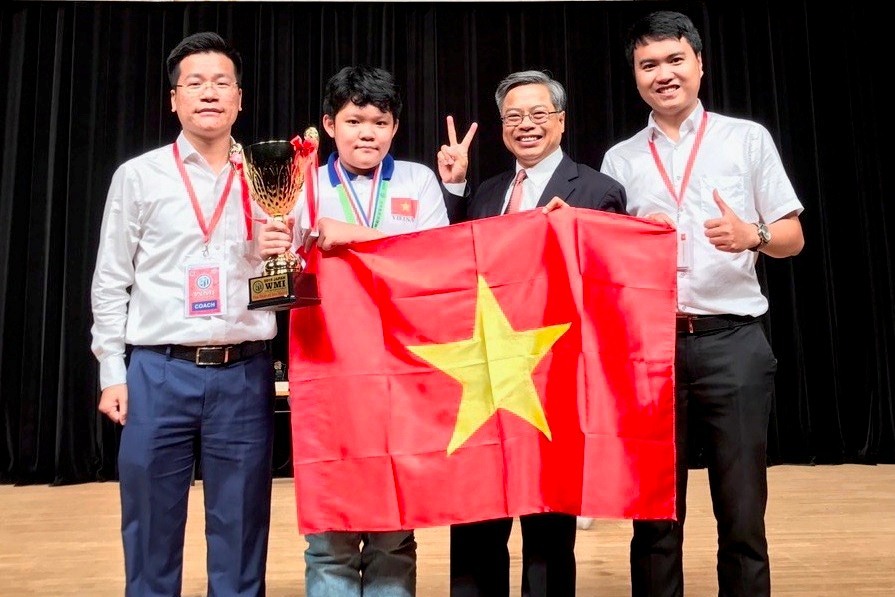 Học sinh Việt Nam đạt điểm cao nhất kỳ thi Toán quốc tế WMI năm 2019