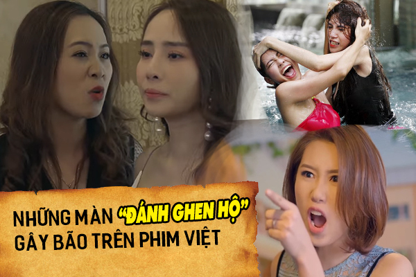 Ngoài 'Về nhà đi con', phim Việt cũng từng có những màn 'đánh ghen hộ' khiến khán giả hả hê