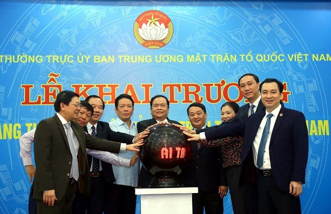 Khai trương trang thông tin điện tử mới Mặt trận Tổ quốc Việt Nam