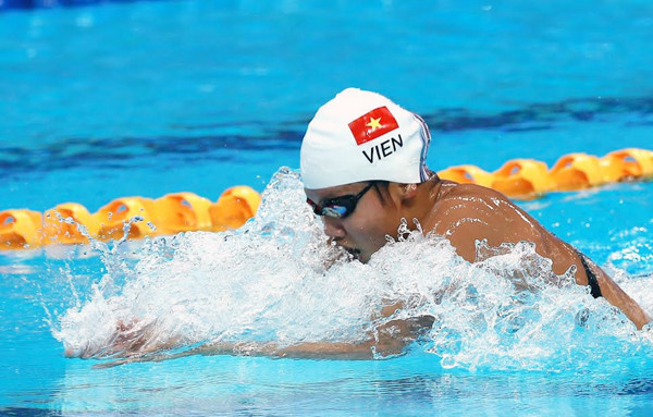 Anh Vien falls short in individual medley at FINA World Championship