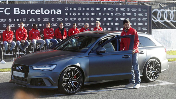 Chia tay, Audi đòi lại xe sang đã tặng các cầu thủ Barcelona