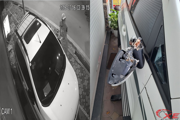Hà Nội: Siêu trộm vặt gương ô tô Ford chưa đến 10 giây