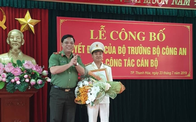 Thượng tá Lê Ngọc Anh làm Trưởng Công an TP Thanh Hóa
