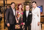 Chồng doanh nhân Ấn Độ tháp tùng Hoa hậu Diệu Hoa đi sự kiện