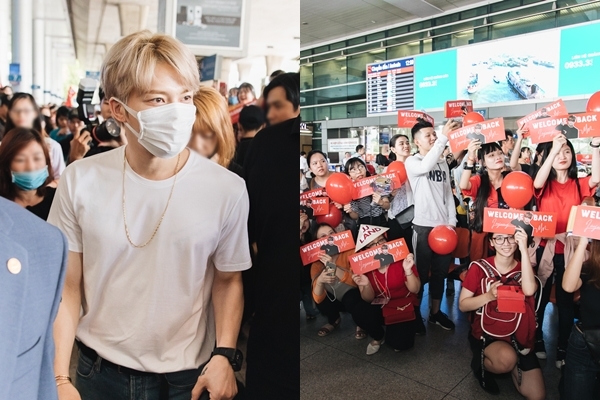 Fan Việt nhuộm đỏ sân bay, đón 'vị thần phương Đông' Kim Jae Joong