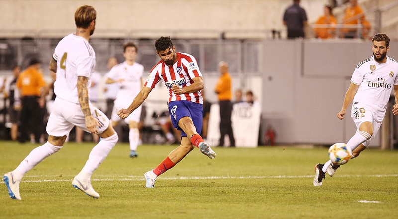 Video Diego Costa nã 4 'trái bom' vào lưới Real Madrid