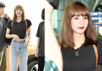 Lisa (BlackPink) giản dị với quần jeans và áo crop top khoe eo thon