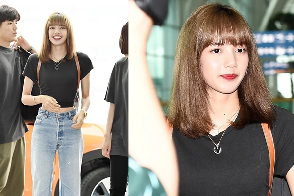 Lisa (BlackPink) giản dị với quần jeans và áo crop top khoe eo thon