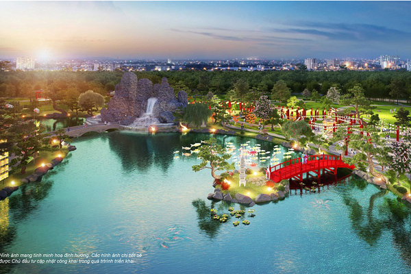 Vườn Nhật lớn nhất Việt Nam sắp ra mắt ở Vinhomes Smart City