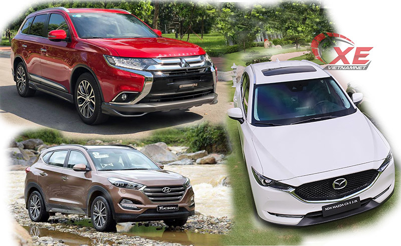 Gần 1 tỷ, chọn Mazda CX-5 mới hay Hyundai Tucson, Mitsubishi Outlander?