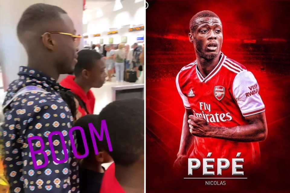 Arsenal phát sốt khi Nicolas Pepe bay đến London