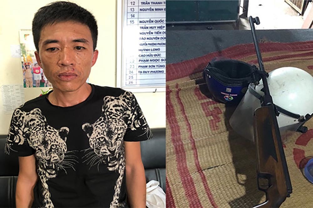 Chiến sĩ công an bị bắn khi giải cứu người tình kẻ nghi ngáo đá