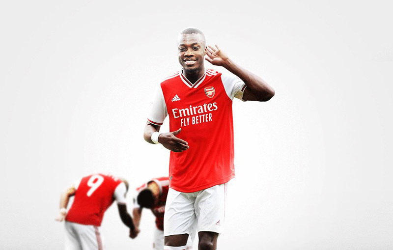 Pepe có mặt ở London kiểm tra y tế với Arsenal