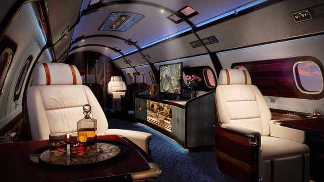 Bên trong chiếc máy bay tư nhân chỉ giới siêu giàu mới đi nổi