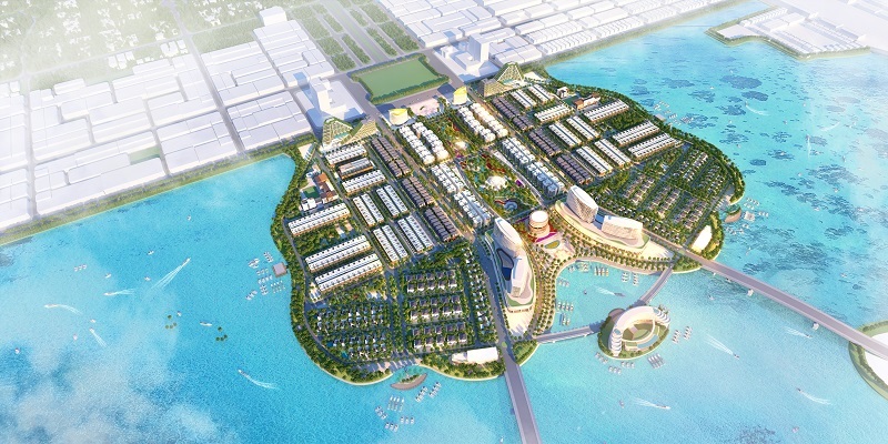 Toàn cảnh dự án Khu đô thị Phú Cường Hoàng Gia do Công ty kiến trúc OasisConcept thực hiện
