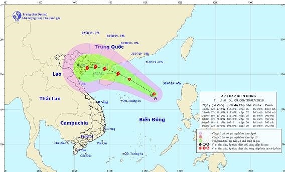 Heavy rains forecasted for northern Vietnam