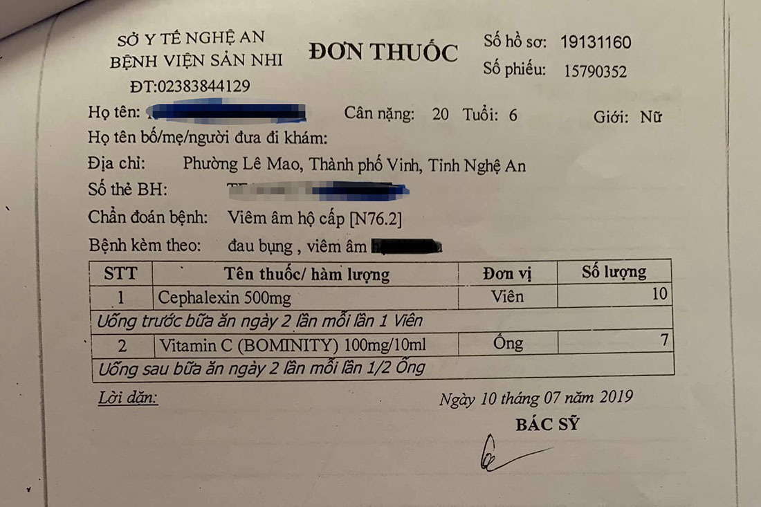 Nghi vấn bé gái 6 tuổi ở Nghệ An bị xâm hại khi bố gửi bạn trông