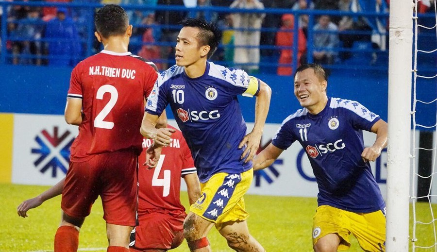 Video bàn thắng B.Bình Dương 0-1 Hà Nội FC