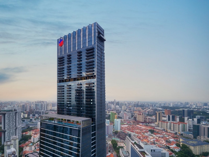 Choáng ngợp tòa nhà Guoco Tower cao nhất Singapore