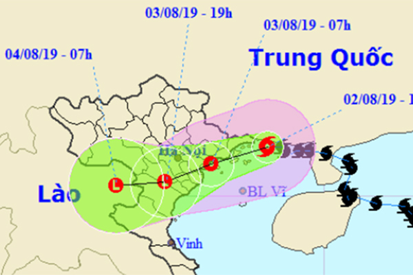 Bão số 3 giảm cấp, đi men vùng bờ biển Quảng Ninh-Hải Phòng