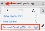 Cách bật chế độ máy tính khi duyệt web bằng Safari trên iOS 13