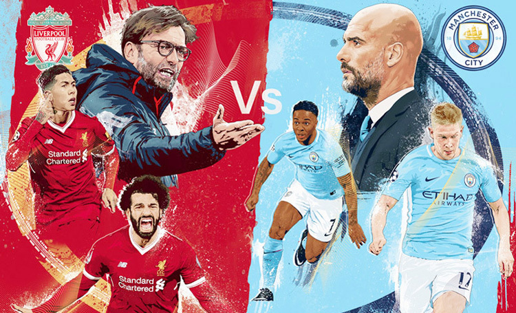 Siêu cúp Anh: Man City vs Liverpool long tranh hổ đấu